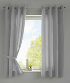 2er Set Vorhänge Schal Ösen »Berlin« Microsatin Lichtdurchlässig Uni Matt 20405N2 Grau HxB 175x140 cm Vorhang 20405N2grau-175_e63de25d-c95b-41c5-a848-1e42dcc5af01 | gerdinenbox.com