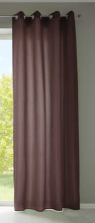 1er Set Vorhänge Schal Ösen »Berlin« Microsatin Lichtdurchlässig Uni Matt 20405N Braun HxB 225x140 cm Vorhang 20405Nbraun_0cc9d5b3-207b-4d38-aab2-9918e3e0e449 | gerdinenbox.com
