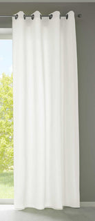 1er Set Vorhänge Schal Ösen »Berlin« Microsatin Lichtdurchlässig Uni Matt 20405N Creme HxB 245x140 cm Vorhang 20405Ncreme | gerdinenbox.com