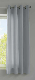 1er Set Vorhänge Schal Ösen »Berlin« Microsatin Lichtdurchlässig Uni Matt 20405N Grau HxB 175x140 cm Vorhang 20405Ngrau-175_2b64d334-65f8-4879-9b93-47b73c538d54 | gerdinenbox.com