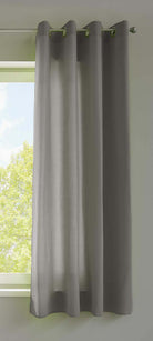 1er Set Vorhänge Schal Ösen »Berlin« Microsatin Lichtdurchlässig Uni Matt 20405N Hellgrau HxB 145x140 cm Vorhang 20405Nhellgrau-175 | gerdinenbox.com