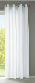 1er Set Vorhänge Schal Ösen »Berlin« Microsatin Lichtdurchlässig Uni Matt 20405N Weiß HxB 225x140 cm Vorhang 20405Nweiss_454e23f5-c7ef-47d8-a0a4-7048f5898b70 | gerdinenbox.com