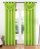 Vorhang Set Schal Ösen Microsatin Segeltuch Querbehang lichtdurchlässig Deko Wohnzimmer 20405S4 Apfelgrün HxB 225x140 cm Vorhang Set 20405S4apfelgruen_61f79c60-31bd-4020-a47d-f19efe46aadc | gerdinenbox.com