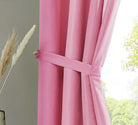 2er Set Vorhänge Schal Schlaufen »Berlin« Microsatin Lichtdurchlässig Kräuselband Uni Matt 20400N2 Vorhang 20405_raff_pink_1_da3ff540-0981-4139-a603-9e8bb5e38c1b | gerdinenbox.com