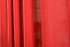 Vorhang Schal verdeckte Schlaufen >>Cationic<< blickdicht Leinen Optik natura seidenmatt (HxB) Landhaus Stil 20440 Vorhang 20440_Rot_3 | gerdinenbox.com