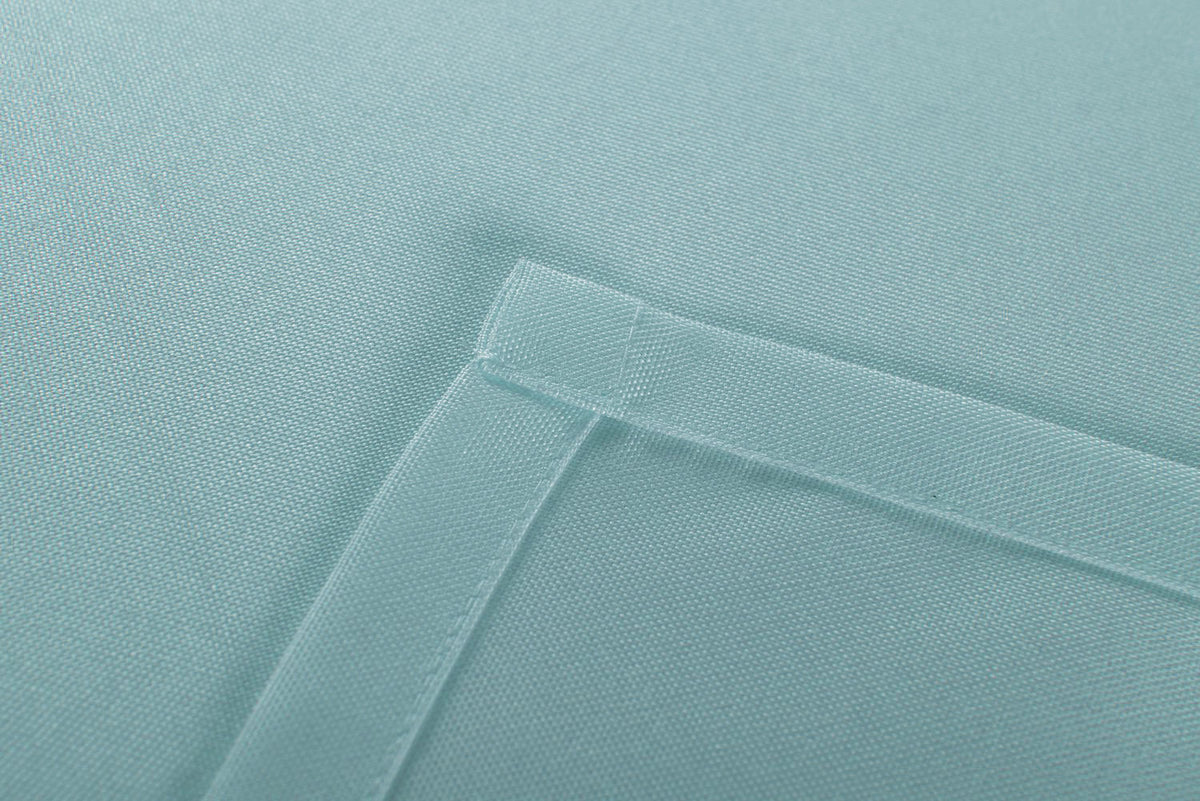 2er Pack Flächenvorhänge Schiebegardinen komplett Set Cationic blickdicht Leinen Optik natura seidenmatt Landhaus Stil 204411-2 Schiebegardine 204411_detail_3-aqua | gerdinenbox.com