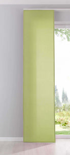 Flächenvorhang Schiebegardine Cationic blickdicht Leinen Optik natura seidenmatt Landhaus Stil 204411 Limette Schiebegardine 204411limette | gerdinenbox.com