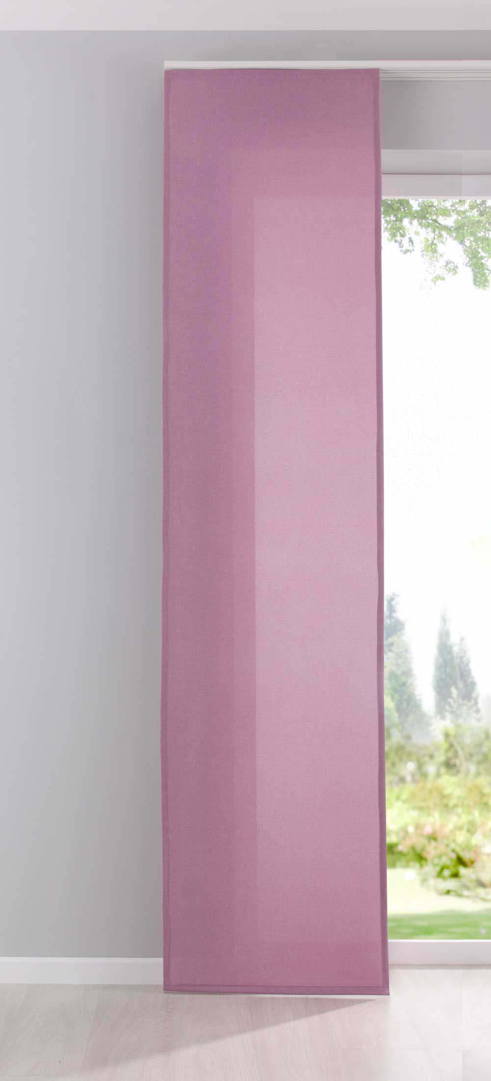 Flächenvorhang Schiebegardine Cationic blickdicht Leinen Optik natura seidenmatt Landhaus Stil 204411 Rosa Schiebegardine 204411rosa | gerdinenbox.com