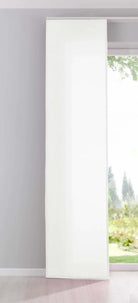 Flächenvorhang Schiebegardine Cationic blickdicht Leinen Optik natura seidenmatt Landhaus Stil 204411 Weiß Schiebegardine 204411weiss | gerdinenbox.com