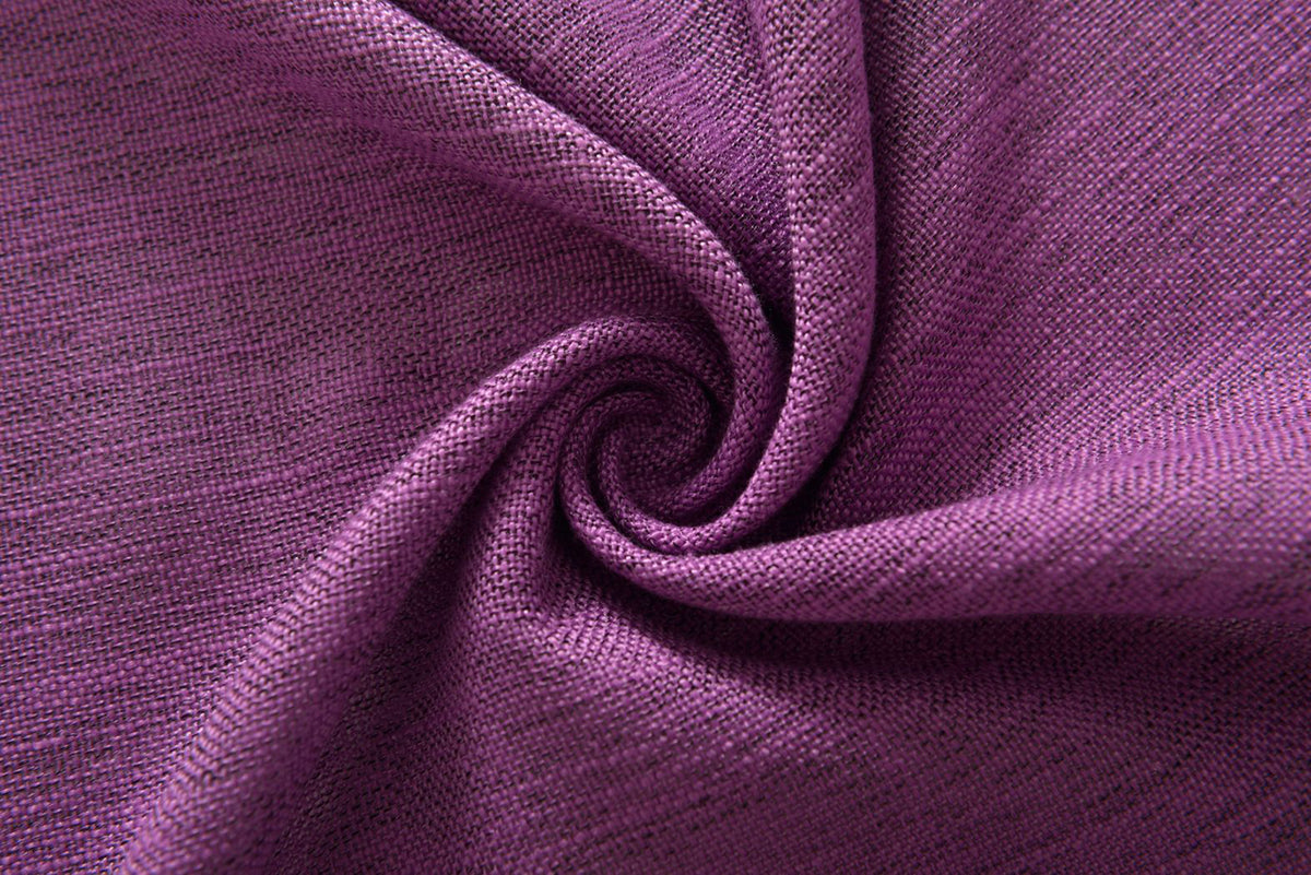 Vorhang Schal verdeckte Schlaufen >>Linene<< blickdicht Leinen Optik Natur Grobfaser (HxB) Lanhaus Stil schwere Qualität 20445 Vorhang 20445_fuchsia_2 | gerdinenbox.com