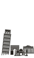 Vorhang Schal blickdicht verdeckte Schlaufen Universalband Digitaldruck (Höhe x Breite cm) 20490 Vorhang 20490pisa_21e8c9b0-0d27-44d0-8743-706beb3d1cb7 | gerdinenbox.com