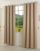 Verdunkelungsvorhang Ösen matt uni Farben blickdicht Blackout 20600 Sand 175x135 (HxB) Vorhang 20600sand | gerdinenbox.com