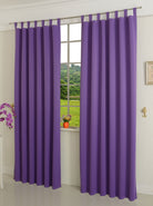 Verdunkelungsvorhag mit Schlaufen matt uni Farben aus weichfallenden blickdichten Stoff blickdicht Blackout 20610 Lila 245x135 (HxB) Vorhang 20610lila | gerdinenbox.com