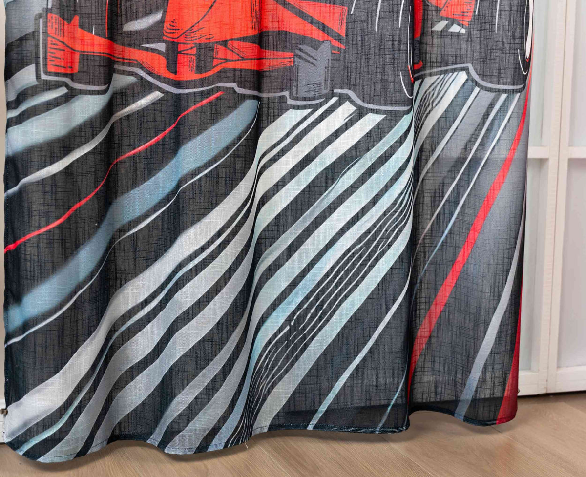 Vorhang Ösen Grobfaser »Seoul Collection« Digital Druck Ösen Gardinen Linenlook-Struktur Halbransparent Blickdicht 2024120 Vorhang 3F3A5906 | gerdinenbox.com