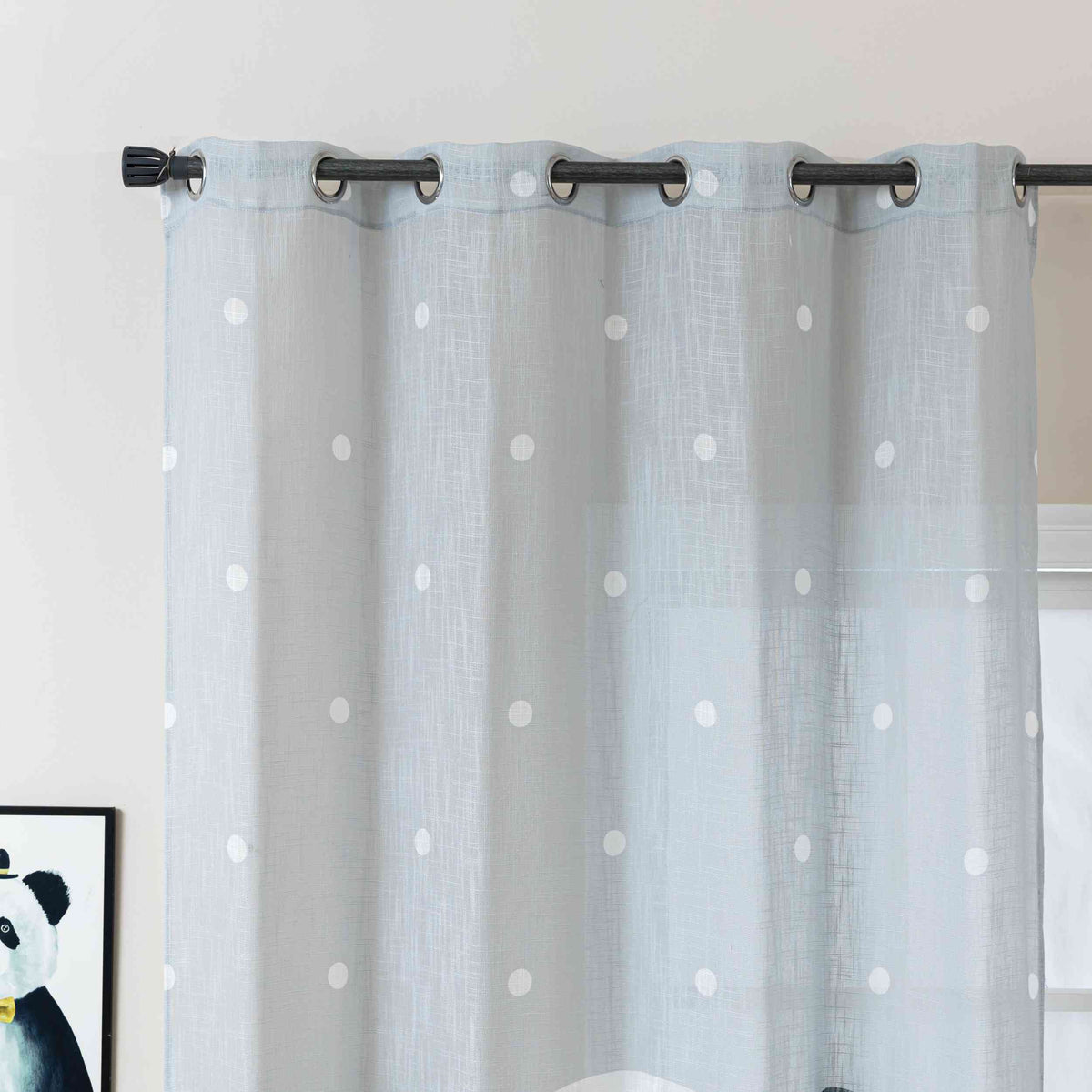 Vorhang Ösen Grobfaser »Seoul Collection« Digital Druck Ösen Gardinen Linenlook-Struktur Halbransparent Blickdicht 2024120 Vorhang 3F3A6098 | gerdinenbox.com