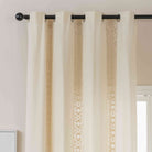 2er Set Vorhang Ösen »Osaka« HxB 245x140 cm Creme 100% Baumwolle Linenlook Makrameespitze Bommeln Raffhalter Gardinen Vorhang 3F3A7216_c22abdd1-286e-4044-aad5-77f2cea01c85 | gerdinenbox.com