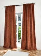 2er Set Vorhänge Chenille Jacquard »RIGA« mit Multiband-Aufhängung Luxuriöser Stil für Ihr Zuhause 2023500-2 Terrakotta Vorhang Set 47595876516104_b99222ce-e993-4130-8881-860b65008fb6 | gerdinenbox.com