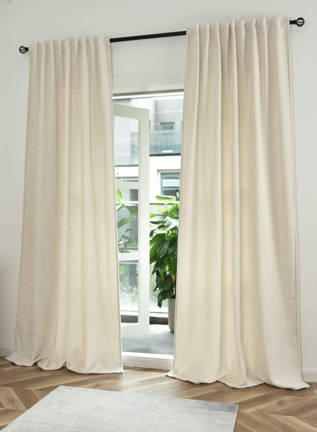 2er Set Vorhänge Chenille Jacquard »RIGA« mit Multiband-Aufhängung Luxuriöser Stil für Ihr Zuhause 2023500-2 Beige Vorhang Set 47595891458312_b3d0ef2a-2ae4-4e49-8b22-7323bea71e98 | gerdinenbox.com
