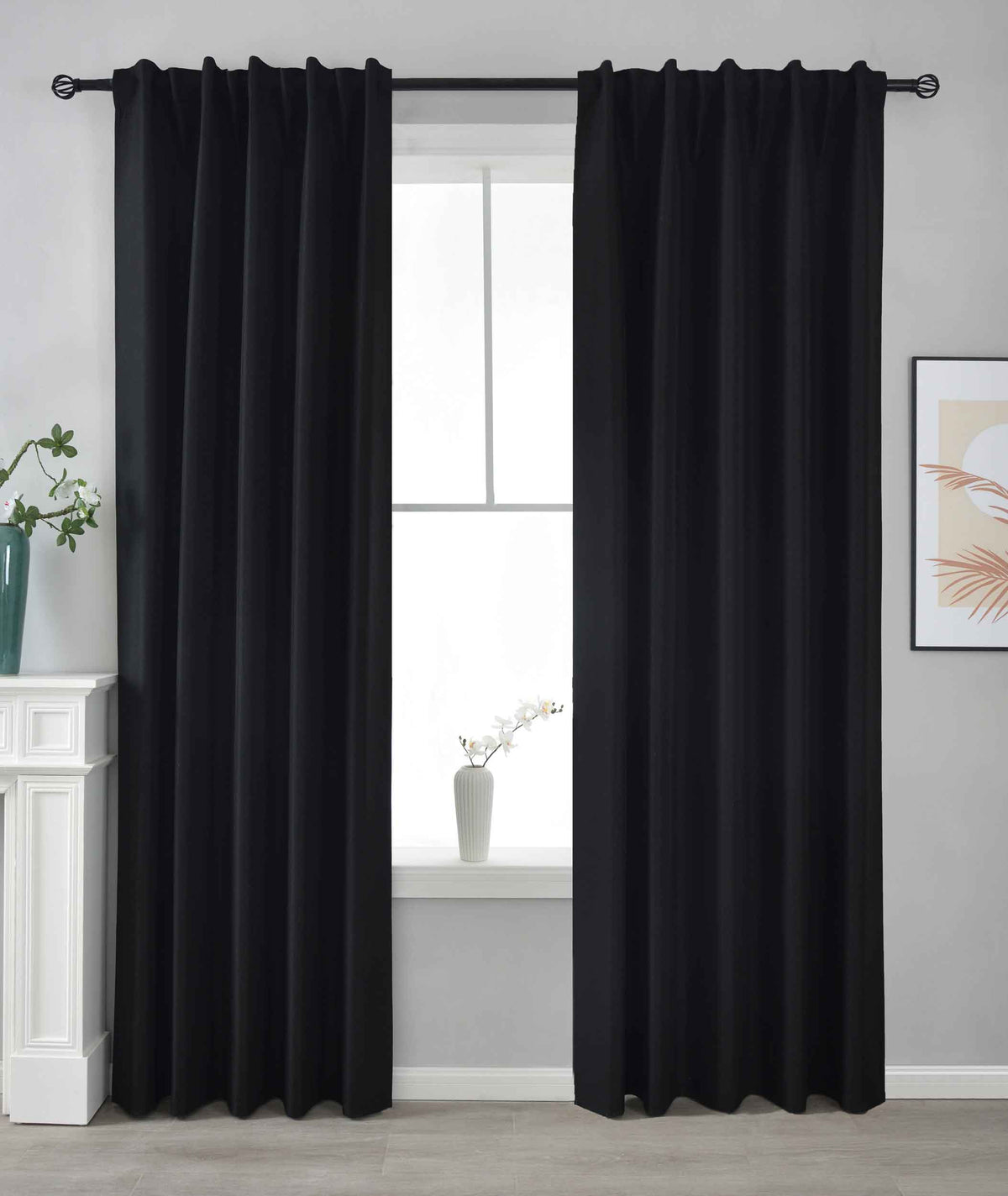2er Set Verdunkelungsvorhänge 100% Verdunkelung »BOSTON Dark« mit Multibandaufhängung 2023600-2 Schwarz HxB 245x140 cm Vorhang Set 47596045402376_ea0ed7cd-898c-440d-b8fd-5136140da4dd | gerdinenbox.com