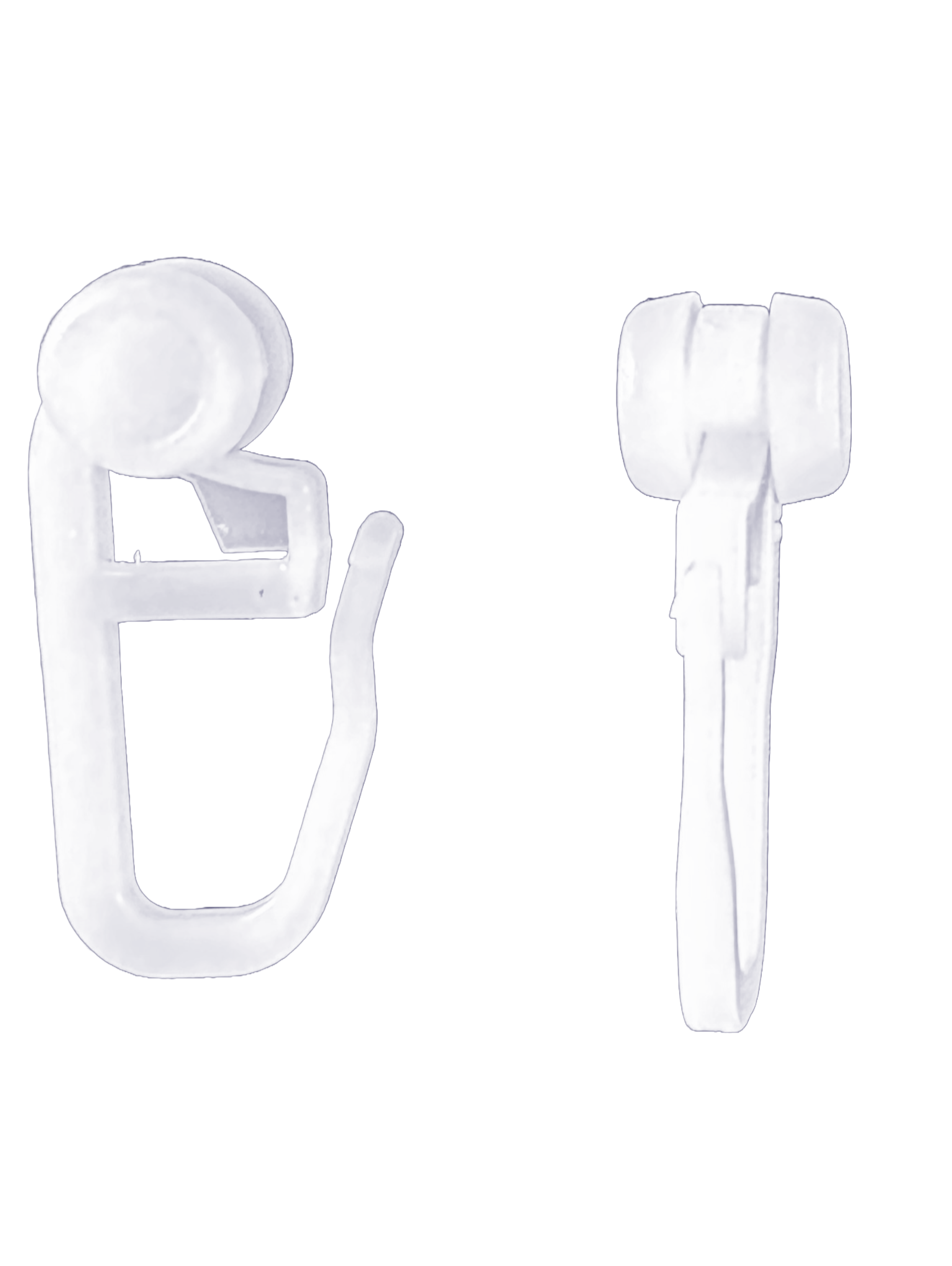 100 Gardinenröllchen, Rollringe, Universalhaken, Gardinengleiter - Leise und Effiziente Gleiter für Innenlaufschienen und -stangen | Made in Germany | Ø8mm x 8mm x 27mm 20231000 Gardinen Zubehör 49340487926024_685a4140-2ba5-4ba6-b932-b7d1105592d4 | gerdinenbox.com