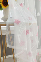 Gardine Raschel Stickerei Design »Florenz« Multiband für Gardinenschiene und Gardinenstange Elegante Fensterdekoration 2023200 Gardinenschal 593A0133 | gerdinenbox.com