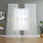 Gardine Raschel Stickerei Design »Florenz« Multiband für Gardinenschiene und Gardinenstange Elegante Fensterdekoration 2023200 Gardinenschal 593A0164 | gerdinenbox.com