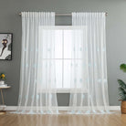 Gardine Raschel Stickerei Design »Florenz« Multiband für Gardinenschiene und Gardinenstange Elegante Fensterdekoration 2023200 Gardinenschal 593A0174 | gerdinenbox.com