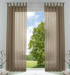 2er-Pack Gardinen Transparent Vorhang Set Wohnzimmer Voile Schlaufenschal mit Bleibandabschluß 61000CN Nougat HxB 225x140 cm Gardinen Set 61000CNnougat_78951f77-0f63-49ea-902e-658fb0b6e69f | gerdinenbox.com