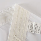 Weiße Voile Gardine 610011N – Kräuselband 7 cm für Gardinenschiene und Tunneldurchzug