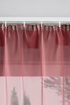 2er-Pack Gardinen Transparent Vorhang Set Wohnzimmer Voile Schlaufenschal mit Bleibandabschluß 61000CN Gardinen Set 61175_schiene_bord | gerdinenbox.com