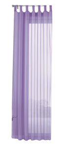 Schlaufenschal Gardine uni transparent Voile 61175 Gardinenschal 61175flieder-crop | gerdinenbox.com
