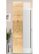 2er Set Schiebegardine Flächenvorhang Wildseide Optik und Voile Paneel 80400 Da Vinci Schiebegardine 80400da_vinci | gerdinenbox.com