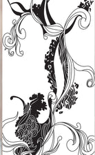 2er Set Schiebegardine Flächenvorhang Wildseide Optik und Voile Paneel 80400 Schiebegardine 80400flower_tattoo_b0a1b841-69dc-436b-b6db-1e3e2c50c7cd | gerdinenbox.com