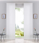 2er Pack Flächenvorhänge Schiebegardinen komplett Set Cationic blickdicht Leinen Optik natura seidenmatt Landhaus Stil 204411-2 Natur Schiebegardine Fl_chenvorh_nge_natur | gerdinenbox.com