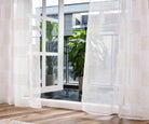 2er Set Gardine »VALENCIA« Multiband Aufhängung Scherli Transparent Leinen-Optik 2023400-408S-2 Gardinen Set Img1693_1 | gerdinenbox.com