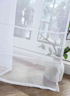 2er Set Gardine »VALENCIA« Multiband Aufhängung Scherli Transparent Leinen-Optik 2023400-408S-2 Gardinen Set Img2964_1 | gerdinenbox.com