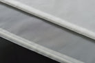Doppel Raffrollo Palma Microsatin matt Voile Faltgardinen Faltrollo Schlaufenrollo mit Universalgardinenband 20410 Raffrollo Img29914 | gerdinenbox.com