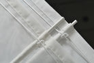 Doppel Raffrollo Palma Microsatin matt Voile Faltgardinen Faltrollo Schlaufenrollo mit Universalgardinenband 20410 Raffrollo Img29917 | gerdinenbox.com