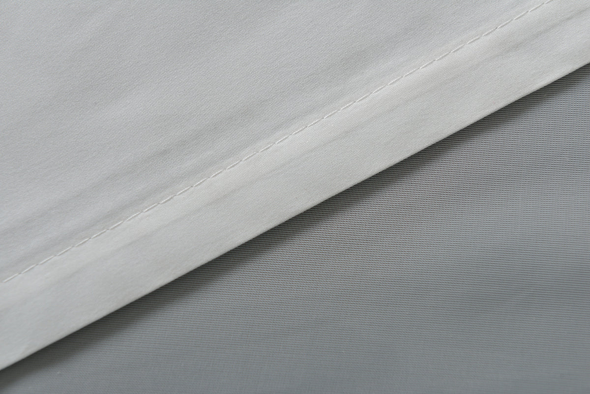 Doppel Raffrollo Palma Microsatin matt Voile Faltgardinen Faltrollo Schlaufenrollo mit Universalgardinenband 20410 Raffrollo Img29927 | gerdinenbox.com