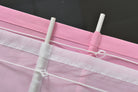 Doppel Raffrollo Palma Microsatin matt Voile Faltgardinen Faltrollo Schlaufenrollo mit Universalgardinenband 20410 Raffrollo Img29947 | gerdinenbox.com