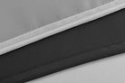 Doppel Raffrollo Palma Microsatin matt Voile Faltgardinen Faltrollo Schlaufenrollo mit Universalgardinenband 20410 Raffrollo Img30003 | gerdinenbox.com