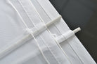 Doppel Raffrollo Palma Microsatin matt Voile Faltgardinen Faltrollo Schlaufenrollo mit Universalgardinenband 20410 Raffrollo Img30021 | gerdinenbox.com
