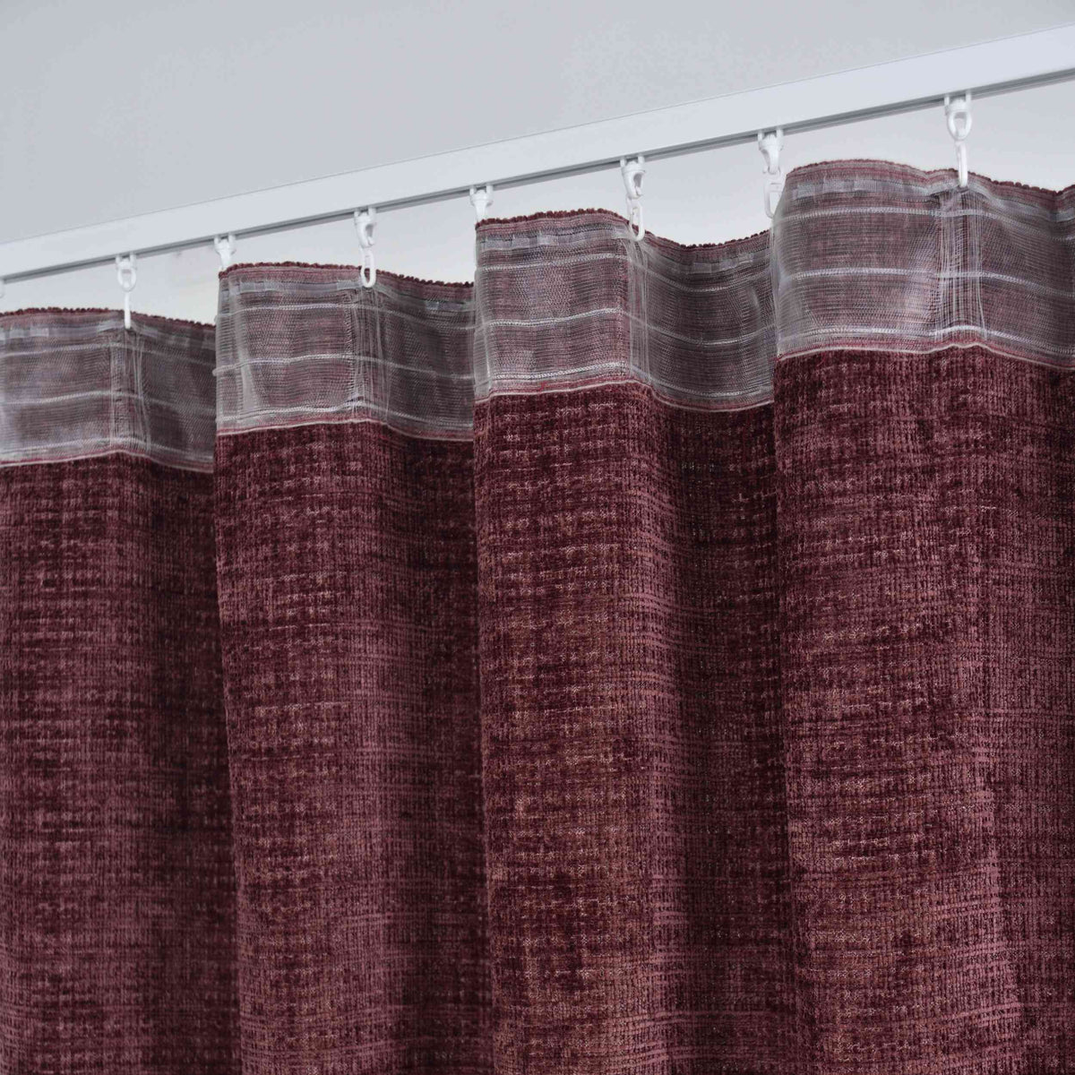Vorhang Chenille Jacquard »RIGA« mit Multiband-Aufhängung Luxuriöser Stil für Ihr Zuhause 2023500 Vorhang Img3473 | gerdinenbox.com