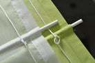 Doppel Raffrollo Palma Microsatin matt Voile Faltgardinen Faltrollo Schlaufenrollo mit Universalgardinenband 20410 Raffrollo Img35837 | gerdinenbox.com