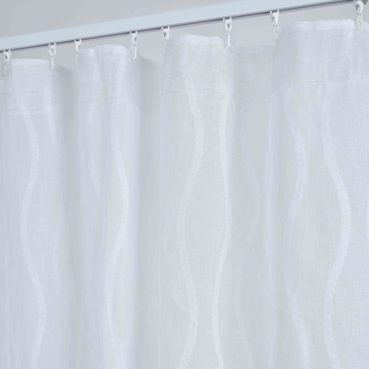 2er Set Gardine »VALENCIA« Multiband Aufhängung Scherli Transparent Leinen-Optik 2023400-408S-2 Gardinen Set Img3627_1 | gerdinenbox.com
