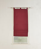 Doppel Raffrollo Palma Microsatin matt Voile Faltgardinen Faltrollo Schlaufenrollo mit Universalgardinenband 20410 Raffrollo Img36993 | gerdinenbox.com