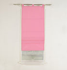 Doppel Raffrollo Palma Microsatin matt Voile Faltgardinen Faltrollo Schlaufenrollo mit Universalgardinenband 20410 Raffrollo Img37001 | gerdinenbox.com