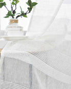 2er Set Halbtransparente Gardine mit Ösen HxB 245x140 cm Natur Meliert »Halle« Chenille Leinenbindung Lichtdurchlässig Halbtransparent 202480-2 Gardinenschal Img6452_e6140d45-1b11-4d6c-bacd-f465d26bce29 | gerdinenbox.com