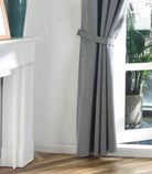 2er Set Verdunkelungsvorhänge Ösen Raffhalter 100% Verdunkelung Blackout »München Dark« Dreischichtige Bindung Fischgrätmuster 202410-2 Vorhang Img6994_1f667870-9f56-4ab5-8361-834cbd2c4e91 | gerdinenbox.com