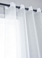 Gardine »Dresden« Ösen HxB 245x135 cm Natur Raffhalter filigran leicht modern elegant Linienmuster 202440 Gardinenschal Img7316 | gerdinenbox.com